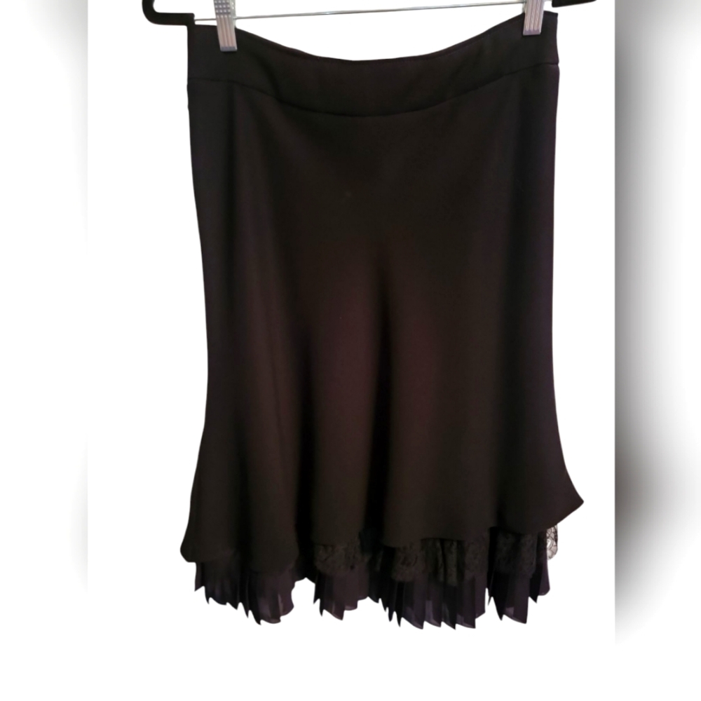 Elegant Black Les Copains Skirt